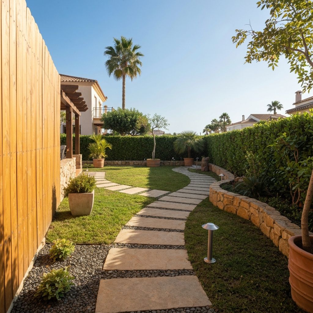 Diseño paisajístico y jardín a medida en Calafell